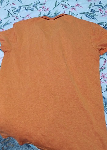 Camel Renkli Kısa Kollu Polo Tişört - Görsel 2