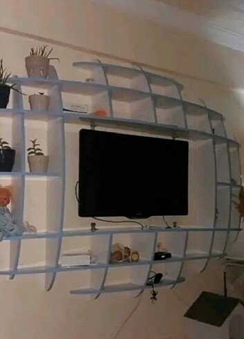 KİTAPLIK VE TV STANDI