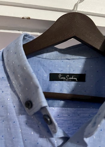 Pierre Cardin Mavi Denim Erkek Gömlek Uzun Kollu