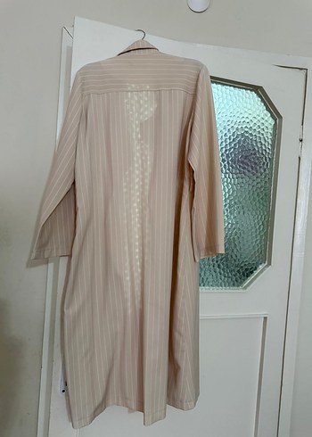 Bej Kadın Uzun Trench Coat - Görsel 4