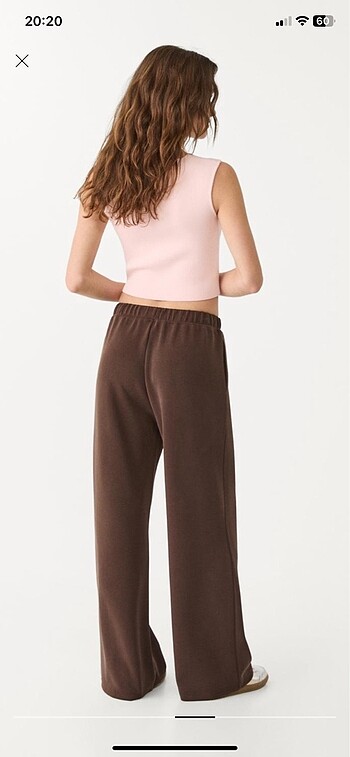 l Beden kahverengi Renk Yumuşak dokulu pantalon