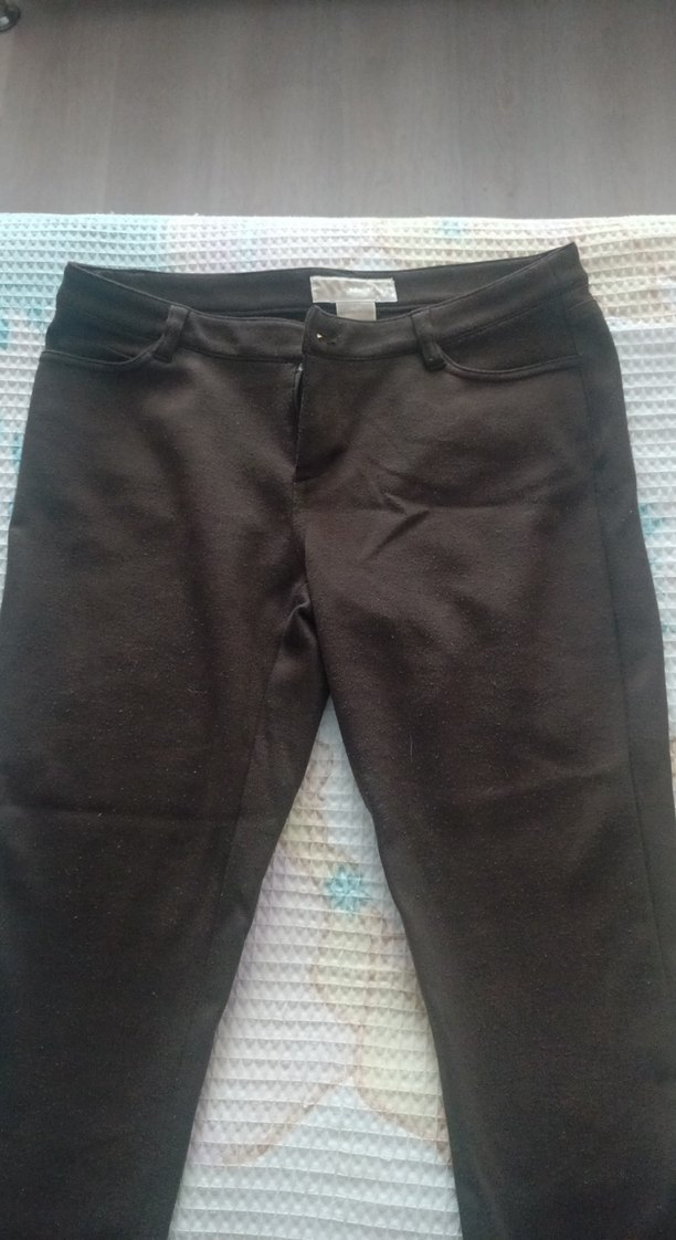 Kadın Kahverengi Midi Kumaş Pantolon - Görsel 2