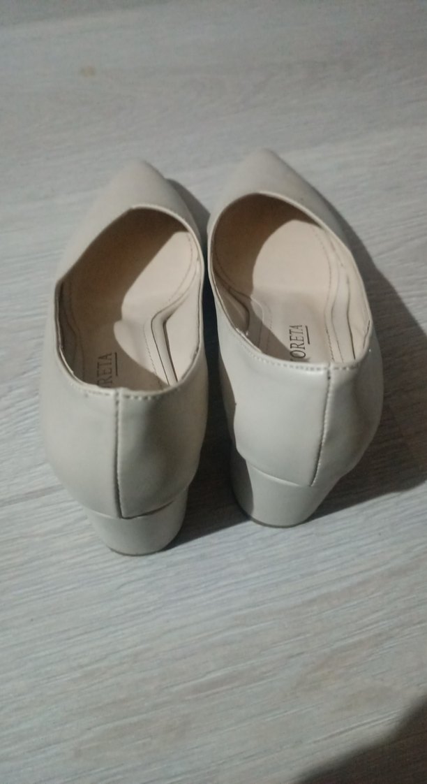 Bej Stiletto Topuklu Kadın Klasik Ayakkabı - Görsel 2