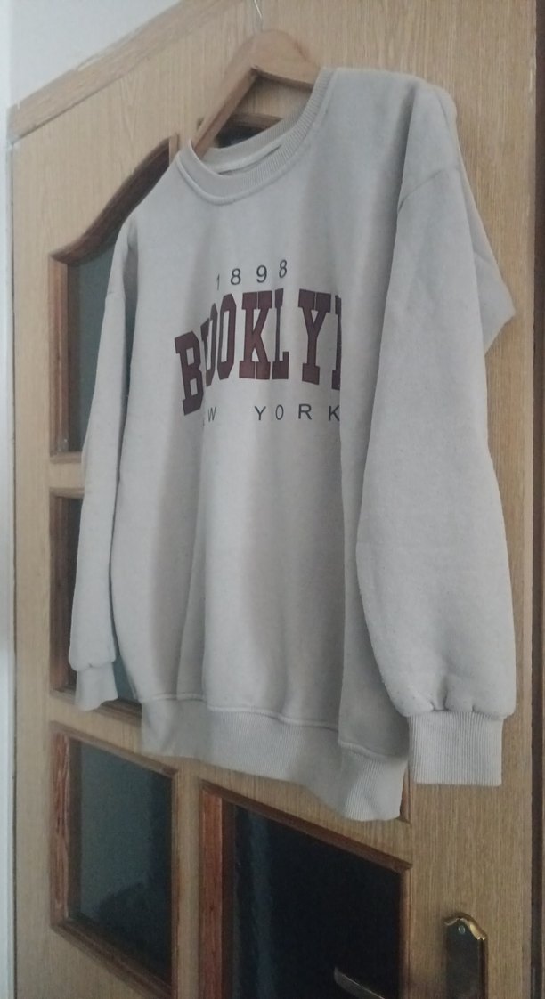 Baskılı Uzun Kollu Kadın Sweatshirt - Görsel 2