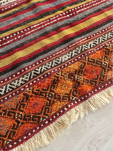 Beden turuncu Renk Antika Kilim