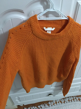 xs Beden H&M turuncu kazak 