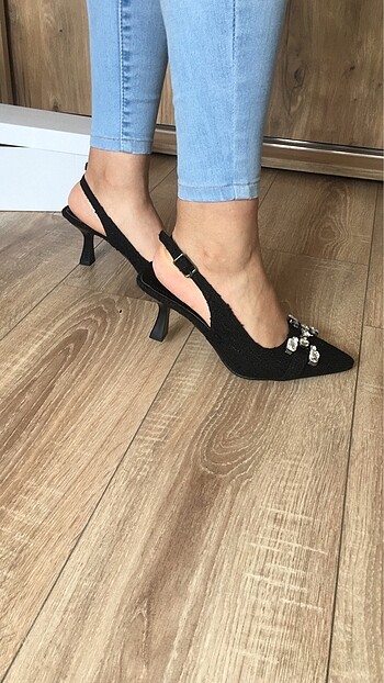 Diğer Keten çok şık stiletto