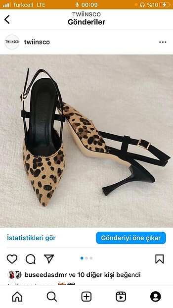 Diğer Leopar stiletto