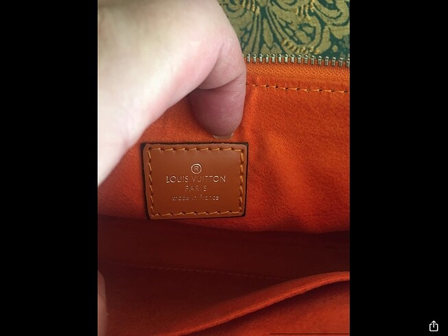  Beden turuncu Renk Sıfır louis vuitton