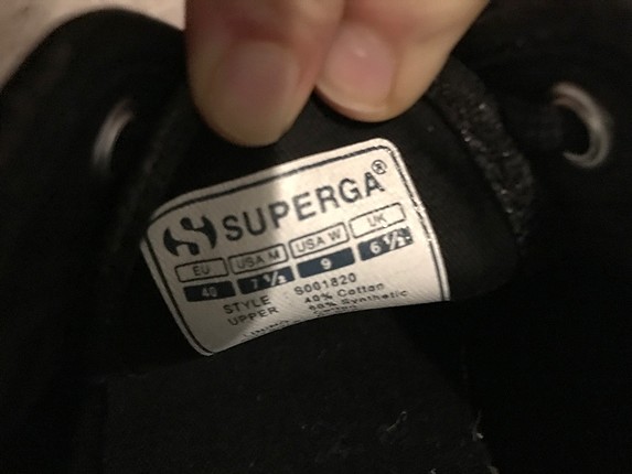 40 Beden Superga bayan ayakkabısı
