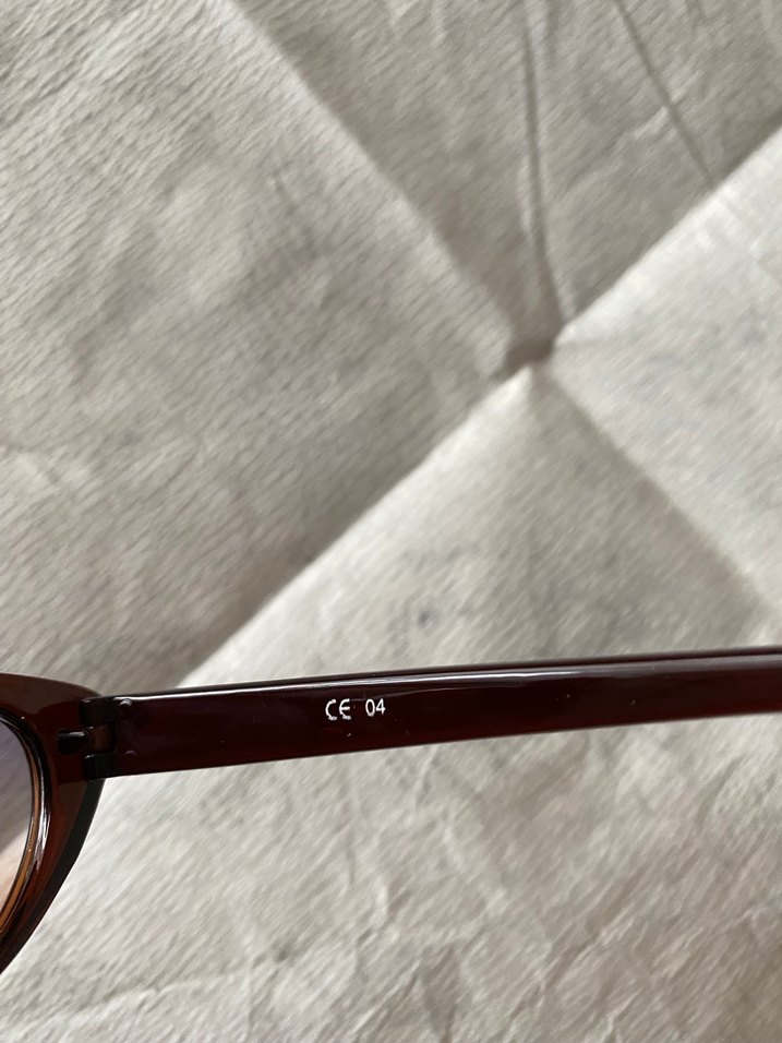 Kahverengi Şeffaf Retro Kadın Güneş Gözlüğü - Görsel 4