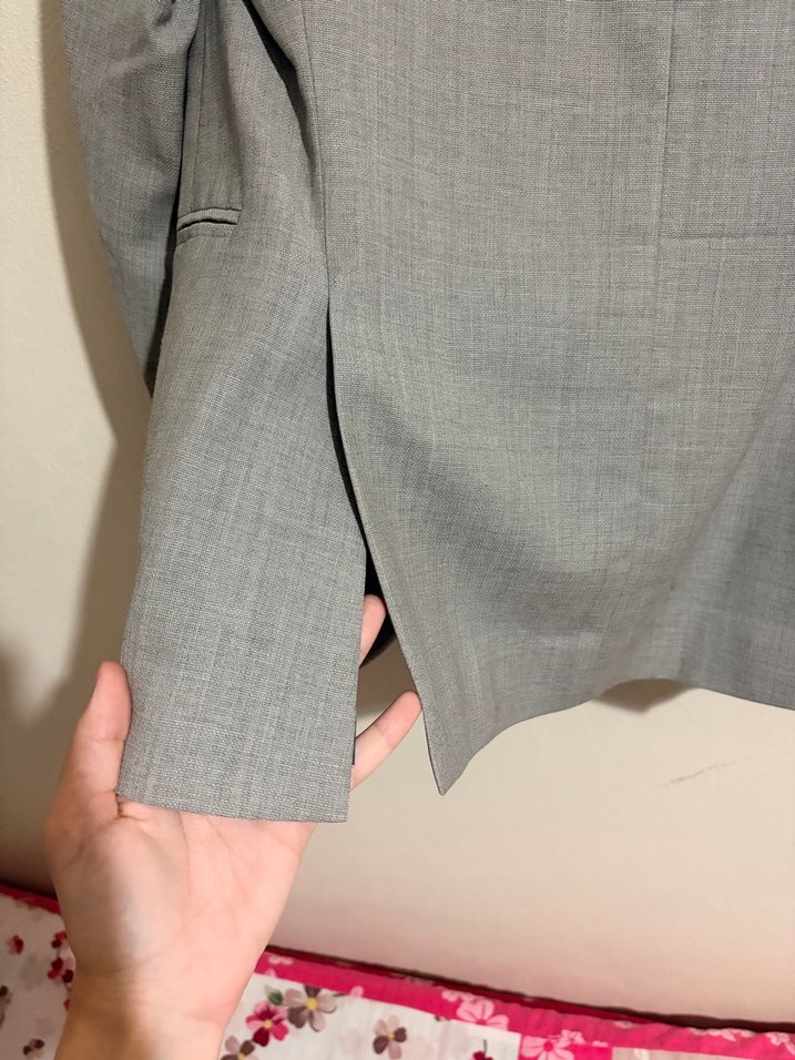 Gri Erkek Ofis Takım Elbise Ceketi - Görsel 2