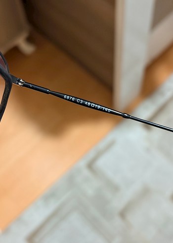 Şeffaf Siyah Kadın Gözlüğü - Görsel 2