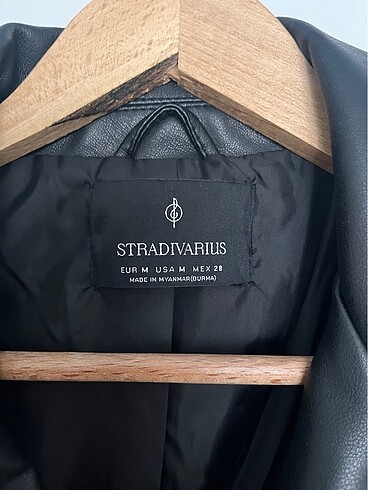 m Beden stradivarius deri ceket