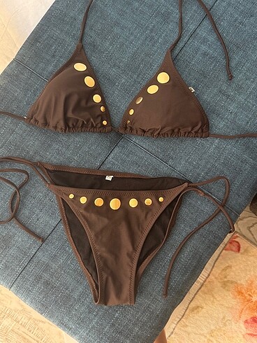 Kahverengi bikini