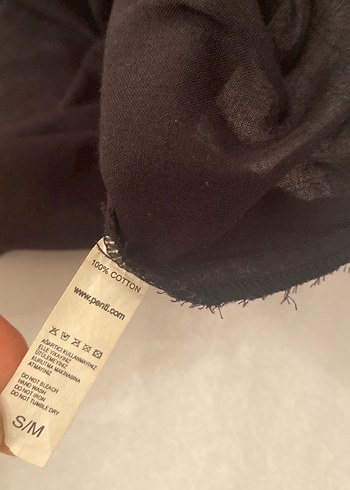 Siyah V Yaka pareo - Görsel 5