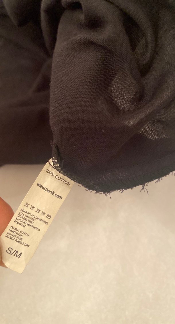 Siyah V Yaka pareo - Görsel 5