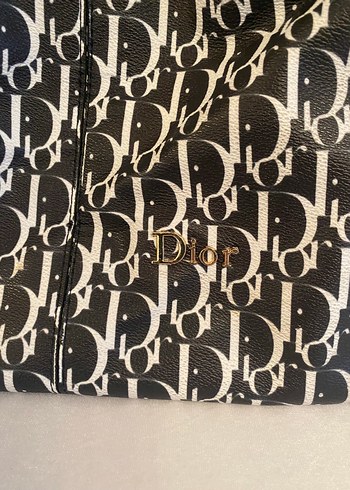 Klasik Siyah Baskılı Deri Kadın Çanta - Görsel 3