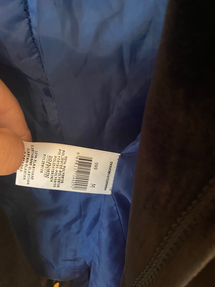 Siyah kadife Kadın Blazer Ceket - Görsel 5