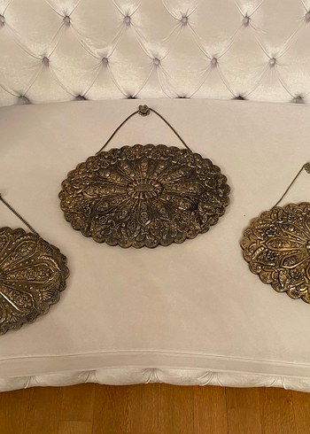 Vintage Oval Duvar Aynaları Seti - Görsel 3