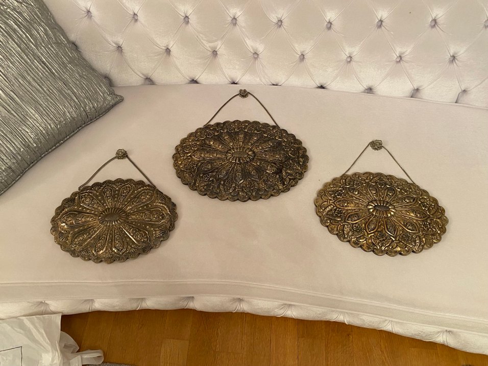 Vintage Oval Duvar Aynaları Seti - Görsel 2