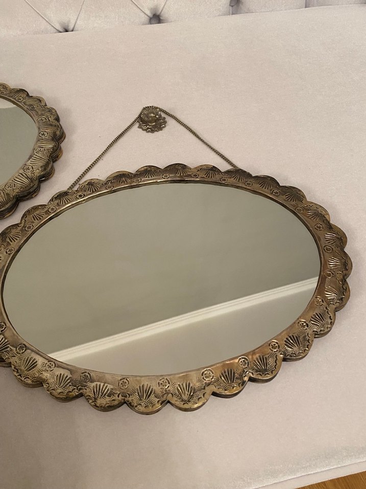 Vintage Oval Duvar Aynaları Seti - Görsel 5