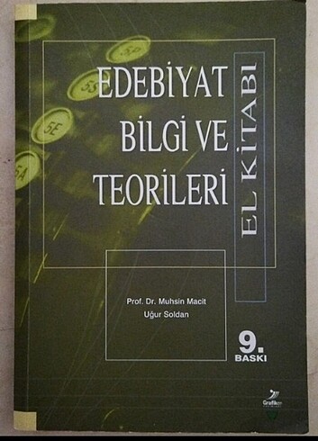 Edebiyat bilgi ve teorileri kitabı