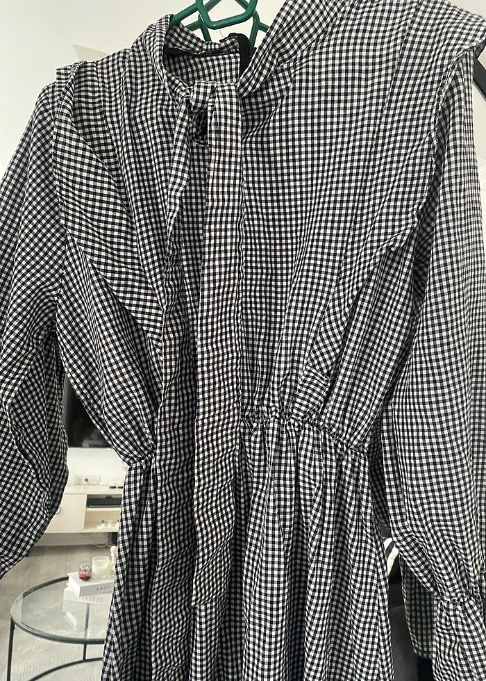 Siyah beyaz elbise - Görsel 2