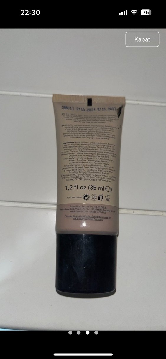 Flormar Beige BB Krem SPF20 - Görsel 3