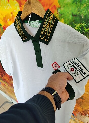 Premium luxury kalite Yüzde yüz pamuk ithal kumaş polo yaka