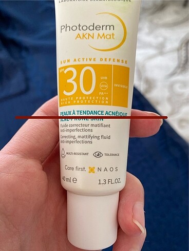 Beden Renk bioderma akn mat 30spf 40 ml