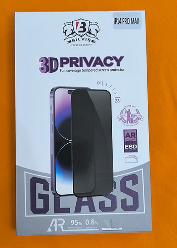 iPhone 14 Pro Max 3D Cam Ekran Koruyucu