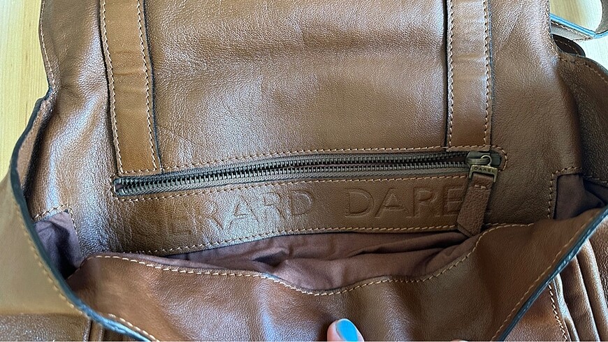 Beden camel Renk Gerard Darel omuz askısı çanta