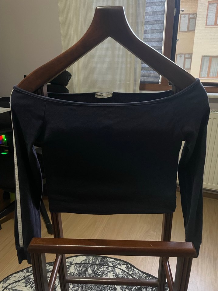 Kadın Lacivert Uzun Kollu Sweatshirt - Görsel 2