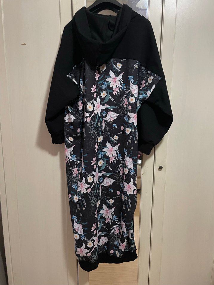 Siyah Uzun Bağcıklı Spor Elbise - Görsel 2