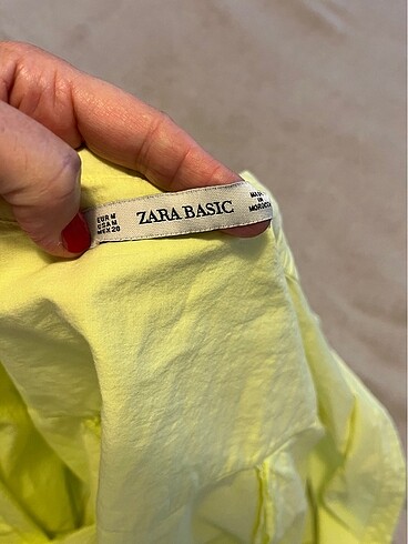 Zara Zara sarı gömlek