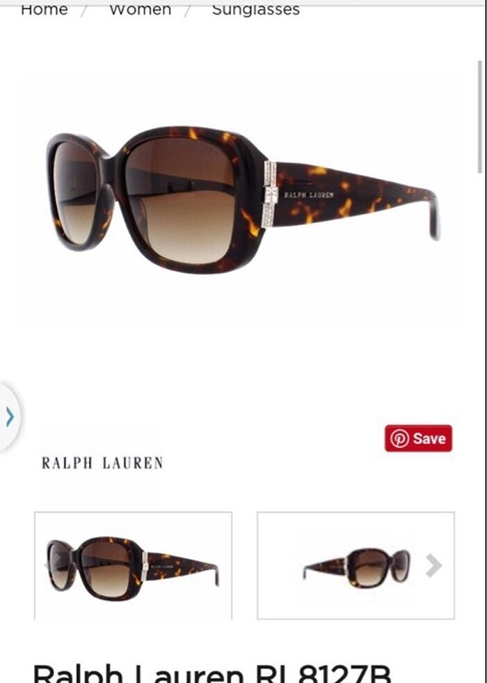 Ralph Lauren - kadın güneş gözlüğü - Görsel 2