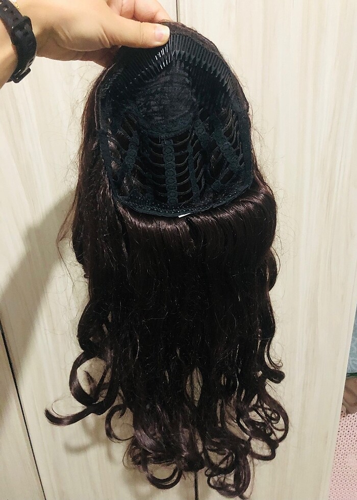 Kadın peruk - yarım - Görsel 5