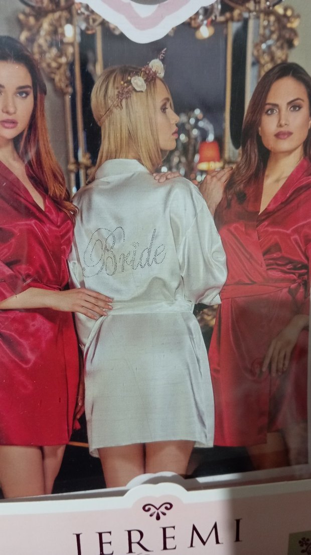 Bride Saten Sabahlık - Görsel 3