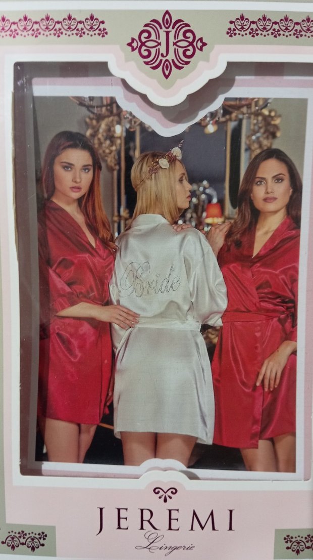 Bride Saten Sabahlık - Görsel 2