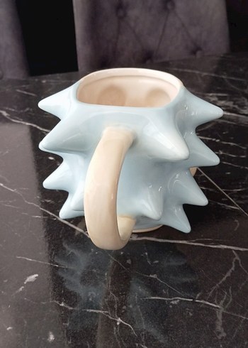Büyük Boy 3D Rick Seramik Kupa - Görsel 4