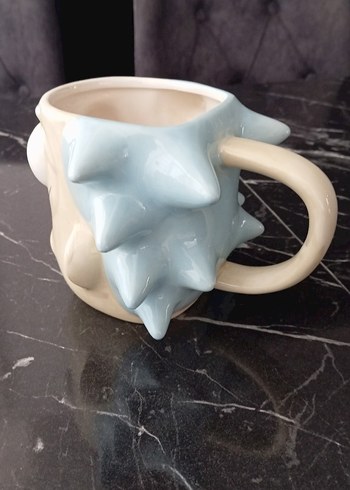 Büyük Boy 3D Rick Seramik Kupa - Görsel 3