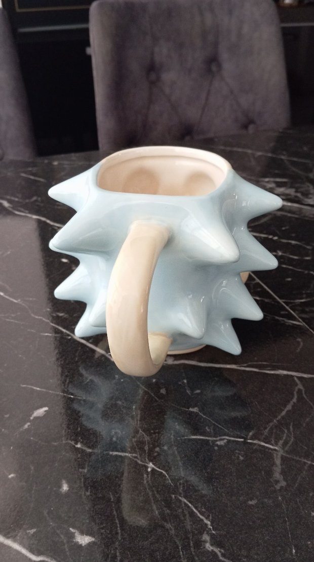 Büyük Boy 3D Rick Seramik Kupa - Görsel 4