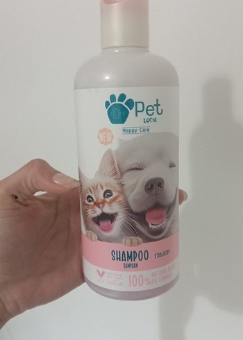 Pet Love Happy Care Çilekli Kedi ve Köpek Şampuanı