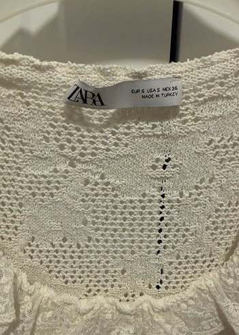 Zara Bohem Örgü Bluz - Görsel 3