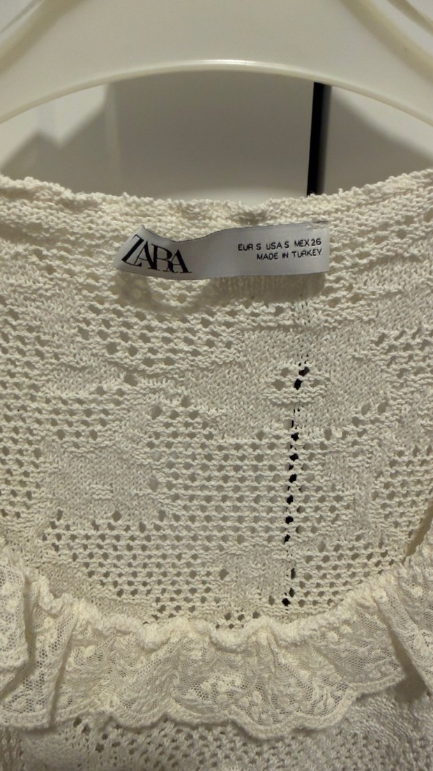 Zara Bohem Örgü Bluz - Görsel 3