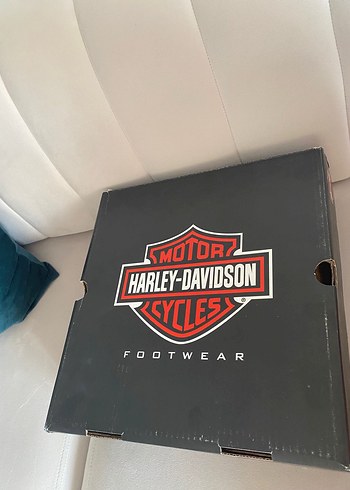 Harley Davidson Siyah Bağcıklı Erkek Biker Bot
