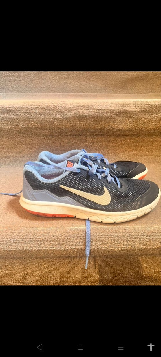 Mavi Bağcıklı Kadın Spor Ayakkabı - Görsel 4