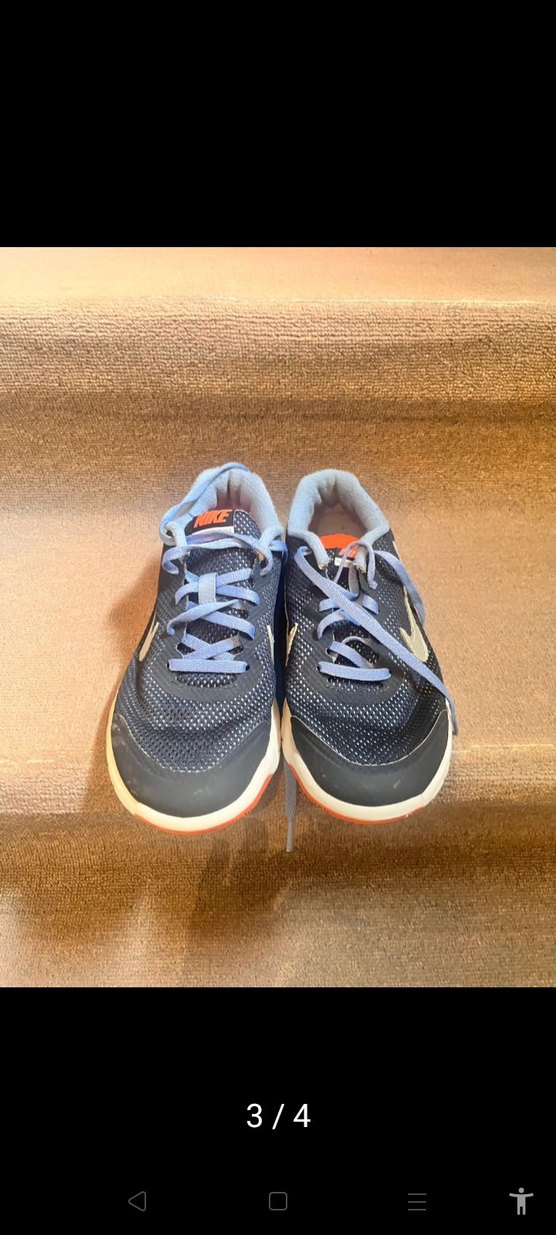 Mavi Bağcıklı Kadın Spor Ayakkabı - Görsel 3