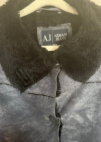 Kürk Detaylı Gri Süet Kadın Kaban - Görsel 2